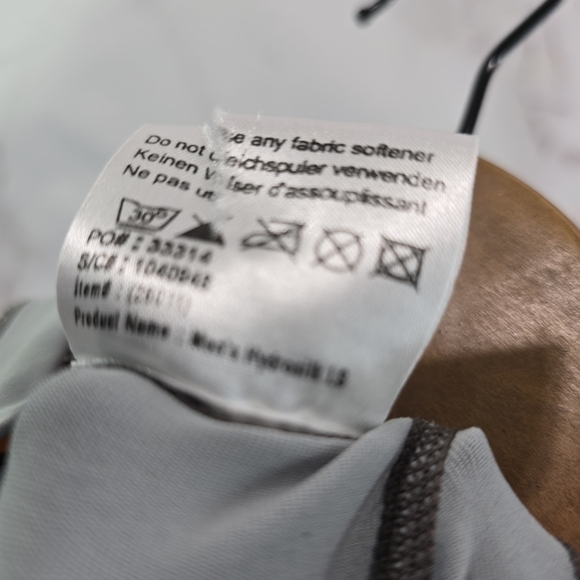 NRS Hydrosilk LS Mens Medium Gray Yellow Rash Guard Swim Long Sleeve Top Shirt - Picture 9 of 11